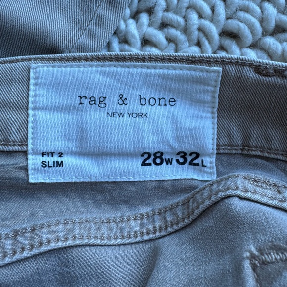 Rag & Bone Fit 2 Slim Tan Jeans - Picture 6 of 6